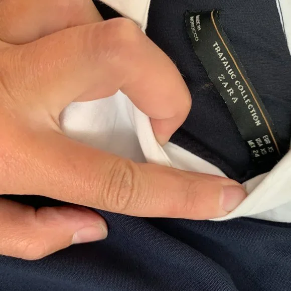 Zara blue and white romper XS - Picture 9 of 11